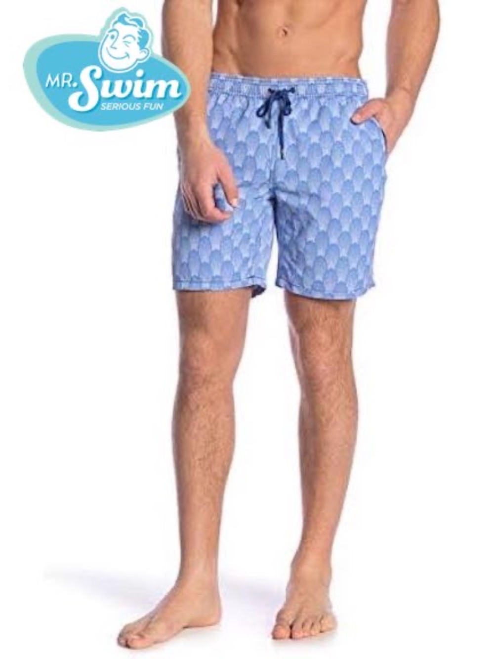 Mr. Swim Trunks XL Gently worn 100% nylon 36-42" waist 7" inseam Elastic waist